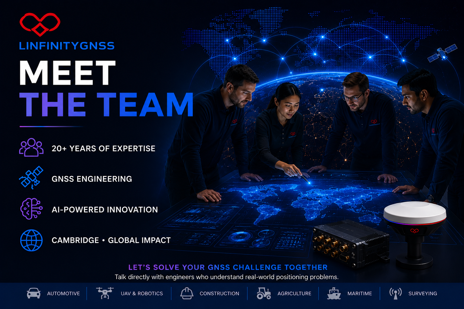 Meet the team at LinfinityGNSS